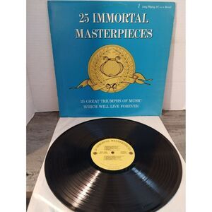 25 Immortal Masterpieces By Various Artists LP Vinyl Record